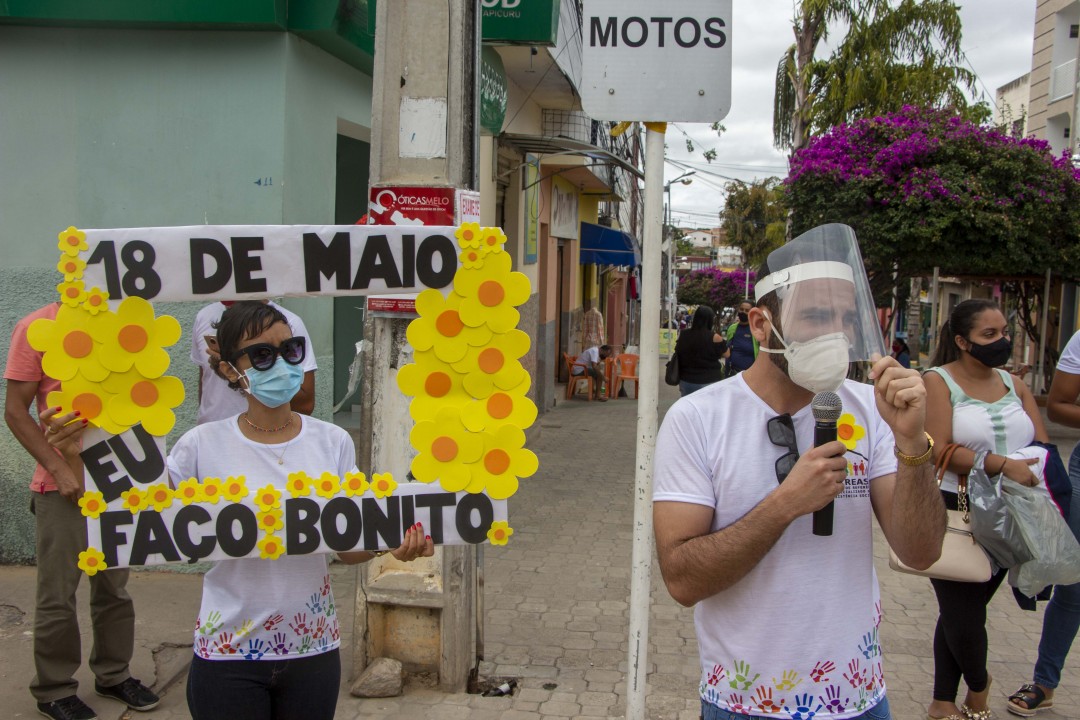 Faça Bonito: CREAS promoveu ação de conscientização em prol das crianças e adolescentes e contra o abuso sexual