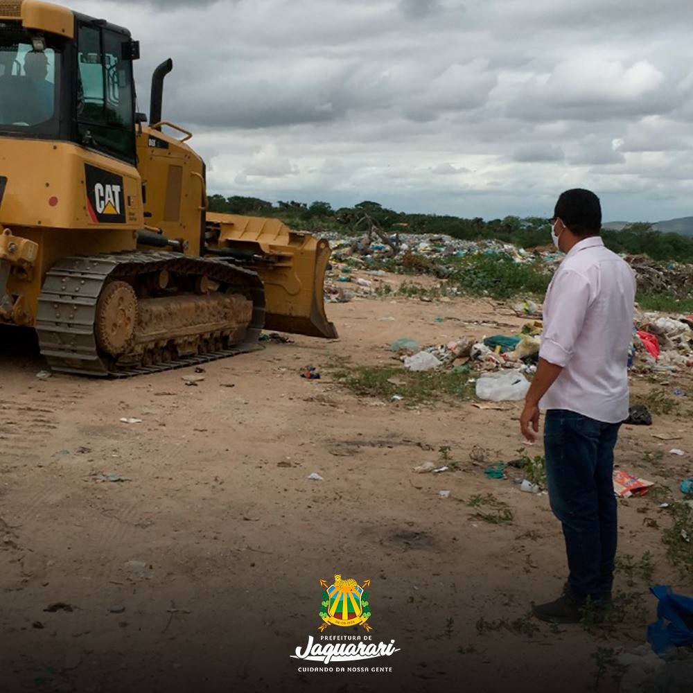 Até que a implantação do aterro sanitário ocorra, Secretaria de Meio Ambiente promove melhorias no lixão da sede