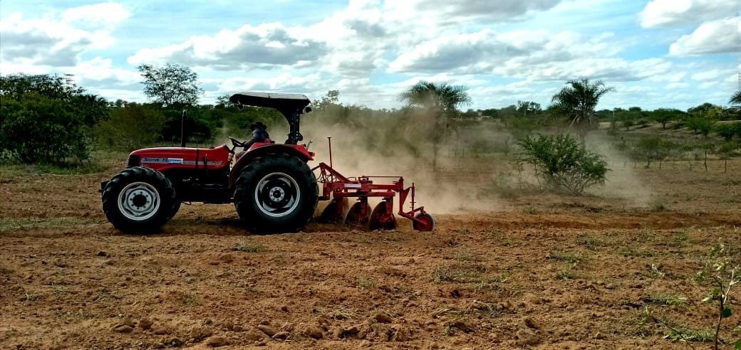 Chega a 250 o número de agricultores familiares beneficiados  com o Programa de Aração de Terras em Jaguarari