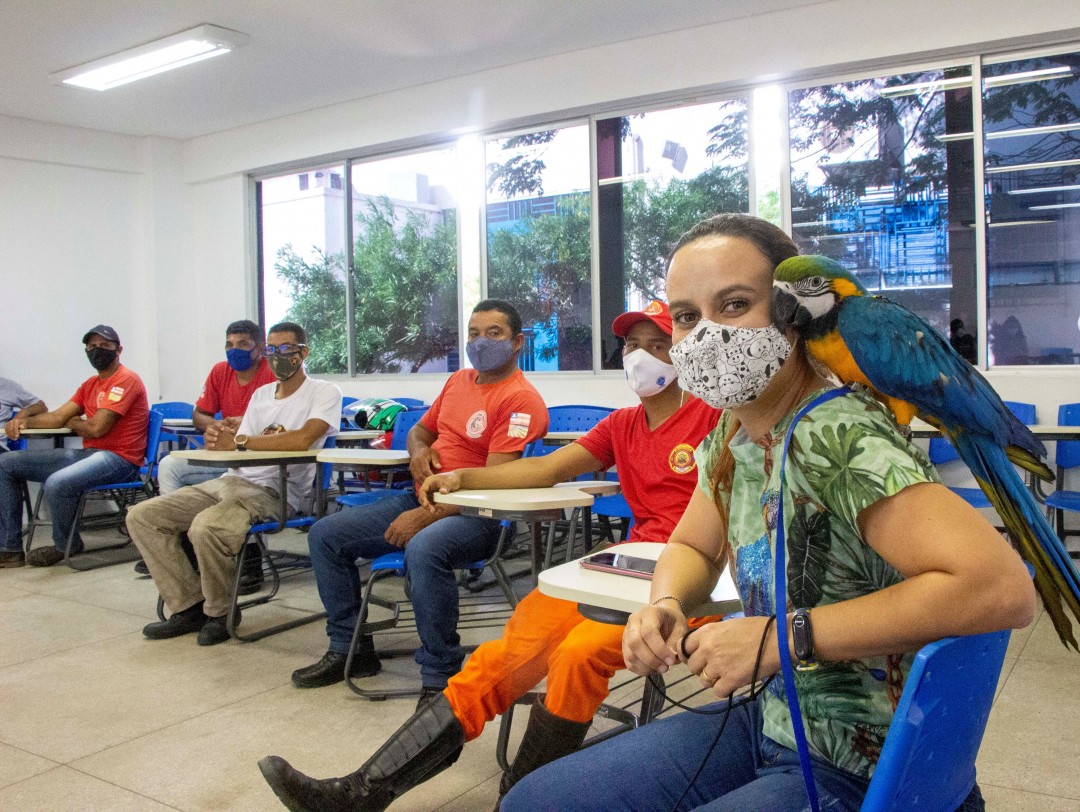 Equipes da SEMMA e da Brigada Jaguatirica tomam  curso sobre Manejo de Fauna Silvestre em Petrolina